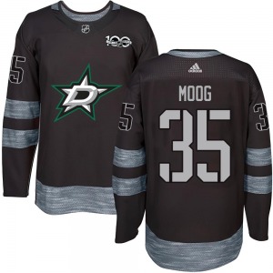 Andy Moog Dallas Stars Youth Authentic 1917-2017 100th Anniversary Jersey (Black)