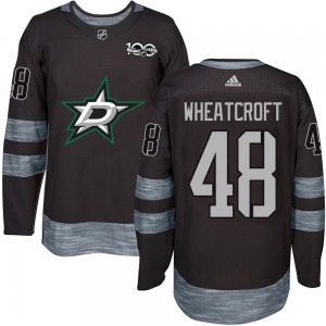 Chase Wheatcroft Dallas Stars Youth Authentic 1917-2017 100th Anniversary Jersey (Black)