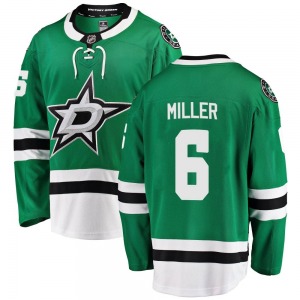 Colin Miller Dallas Stars Fanatics Branded Youth Breakaway Home Jersey (Green)
