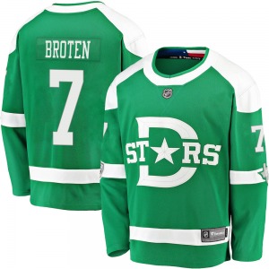 Neal Broten Dallas Stars Fanatics Branded Youth Breakaway 2020 Winter Classic Jersey (Green)