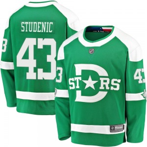 Marian Studenic Dallas Stars Fanatics Branded Youth Breakaway 2020 Winter Classic Player Jersey (Green)