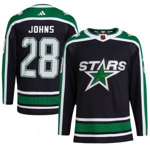 Stephen Johns Dallas Stars Adidas Authentic Reverse Retro 2.0 Jersey (Black)