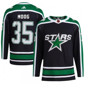 Andy Moog Dallas Stars Adidas Authentic Reverse Retro 2.0 Jersey (Black)