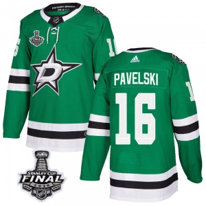 Joe Pavelski Dallas Stars Adidas Authentic Home 2020 Stanley Cup Final Bound Jersey (Green)