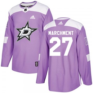 Mason Marchment Dallas Stars Adidas Youth Authentic Fights Cancer Practice Jersey (Purple)