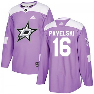 Joe Pavelski Dallas Stars Adidas Youth Authentic Fights Cancer Practice Jersey (Purple)