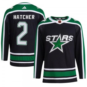 Derian Hatcher Dallas Stars Adidas Youth Authentic Reverse Retro 2.0 Jersey (Black)