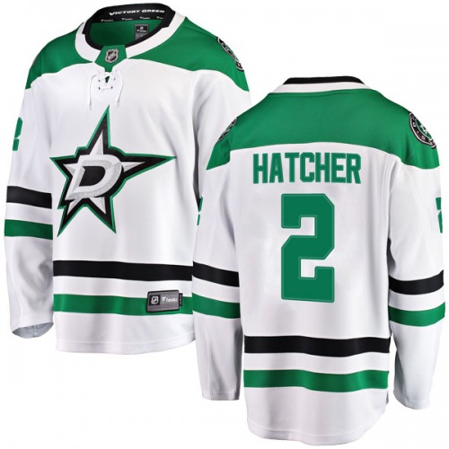 Derian Hatcher Dallas Stars Fanatics Branded Youth Breakaway Away Jersey (White)