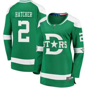 Derian Hatcher Dallas Stars Fanatics Branded Women's Breakaway 2020 Winter Classic Jersey (Green)