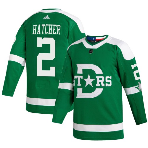 Derian Hatcher Dallas Stars Adidas Youth Authentic 2020 Winter Classic Jersey (Green)