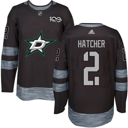 Derian Hatcher Dallas Stars Authentic 1917-2017 100th Anniversary Jersey (Black)